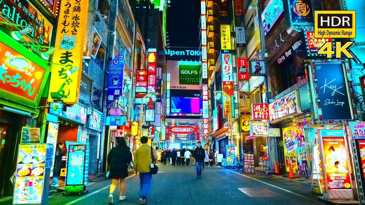 新宿 / Evening Walk in Shinjuku, Tokyo, Japan (February 9, 2026) / Filmed On Sony α7v / HDR 4K