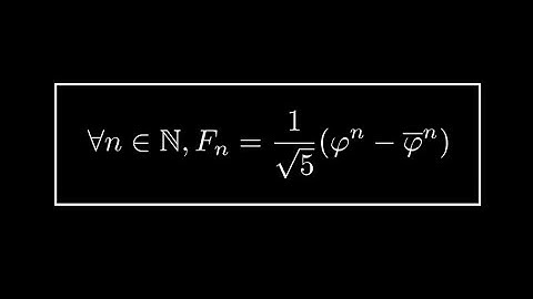 Suite de Fibonacci et formule de Binet
