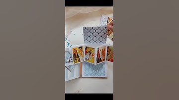Blue 3d Birthday Album 💙💕 #shorts #minikins #tutorial