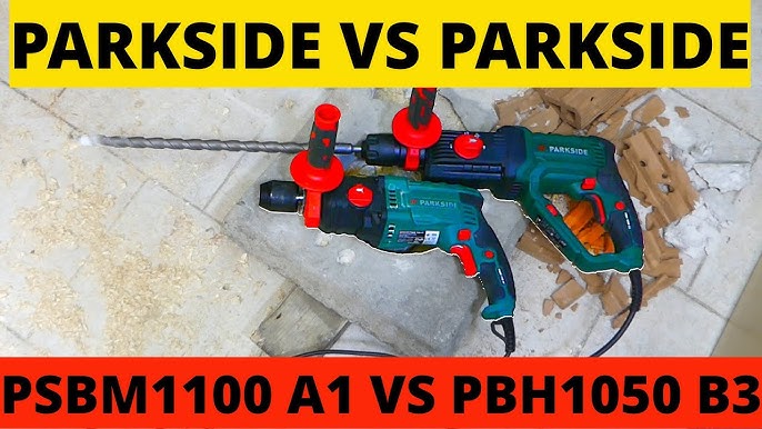 Parkside 2 SPEED HAMMER DRILL PSBM 1100 B1 TESTING - YouTube