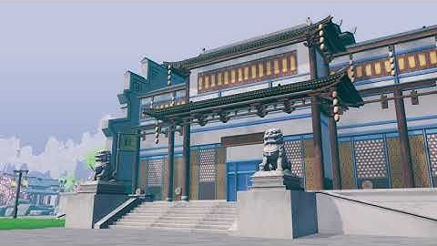 Chinese Stylized Museum Exterior Release Trailor 2 - Unity Asset Store