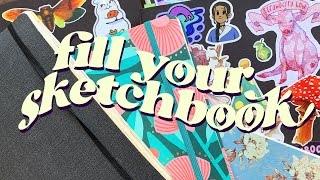 ★ 10 Ways to FILL YOUR SKETCHBOOK ★