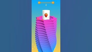 World Highest Level 😈 in Stack Ball 💀 #iphone15 #trending #shorts #stackball