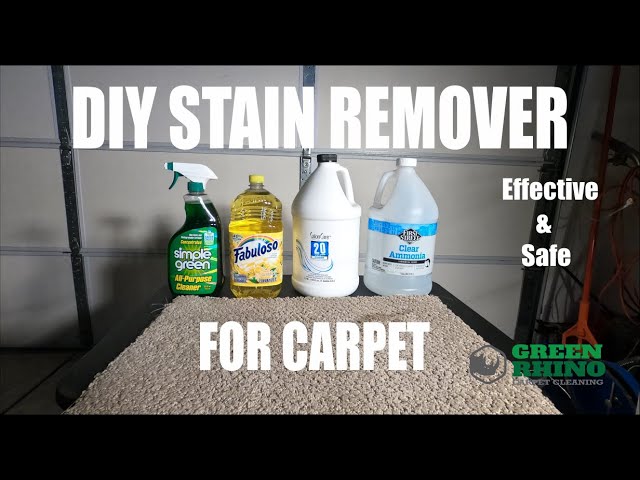 Best Homemade Carpet Cleaner Solution - HappyMoneySaver