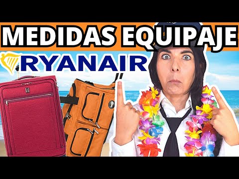 Ryanair ¿Equipaje permitido en cabina y bodega en 2024? + peso de las  maletas 