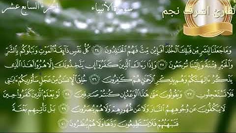 سورة الأنبياء ترتيل أشرف نجم