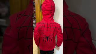 Buzo Con Máscara Traje Spiderman Rojo