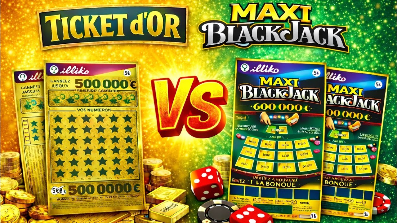 Partie#2 Ticket d’Or 🆚 Maxi Blackjack : ça a viré au cauchemar… 😰🎰