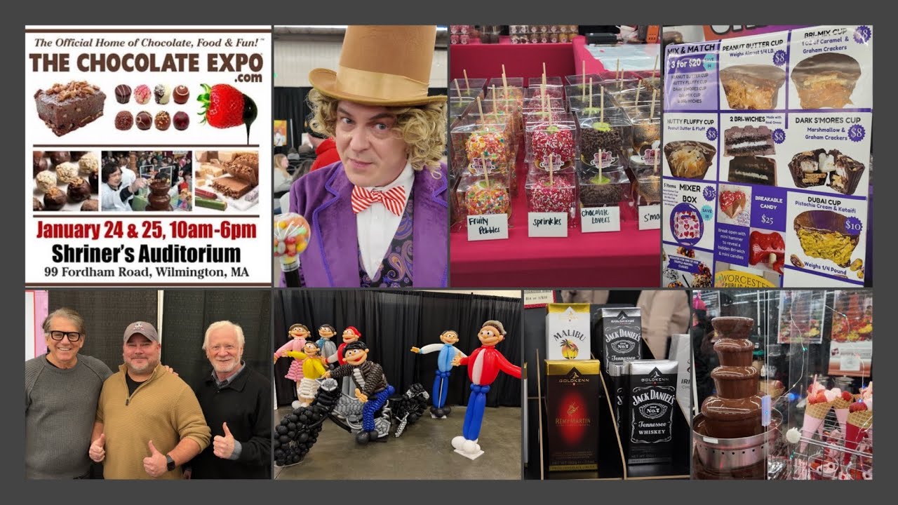 Выставка шоколада 2026 — Уилмингтон, Массачусетс — Шоколад, сладости, счастливые дни. Экскурсия D...