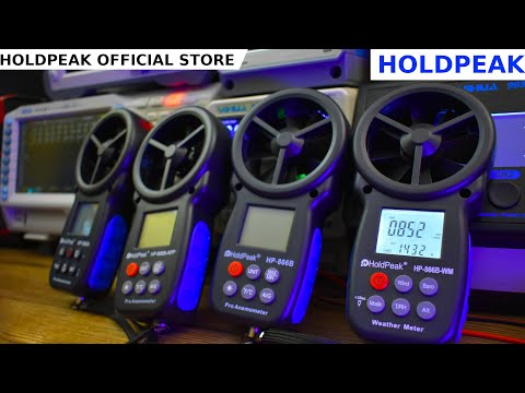 HoldPeak HP-866 Series Обзор китайского анемометра для измерения скорости ветра.