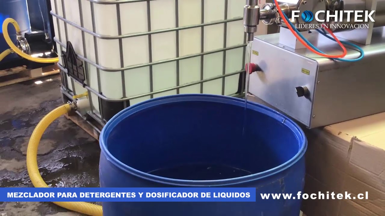 MEZCLADOR PARA DETERGENTES CON DOSIFICADOR DE LIQUIDOS