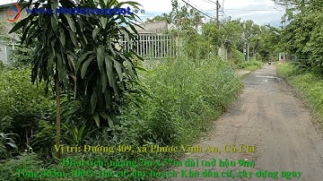 Lô đất đường trải đá, xe ô tô, đường 409, xã Phước Vĩnh An, Củ Chi
