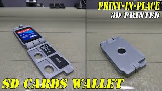 Minimal SD card Wallet - 3D Printed - Timelapse