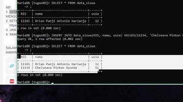 Cara Membuat Database Menggunakan MySQL CLI | Tugas Basis Data