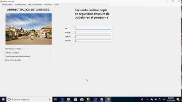 Capitulo 4 C#: Llamar formularios desde el menu principal