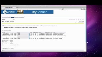 Advising Tutorial - Dropping A Course