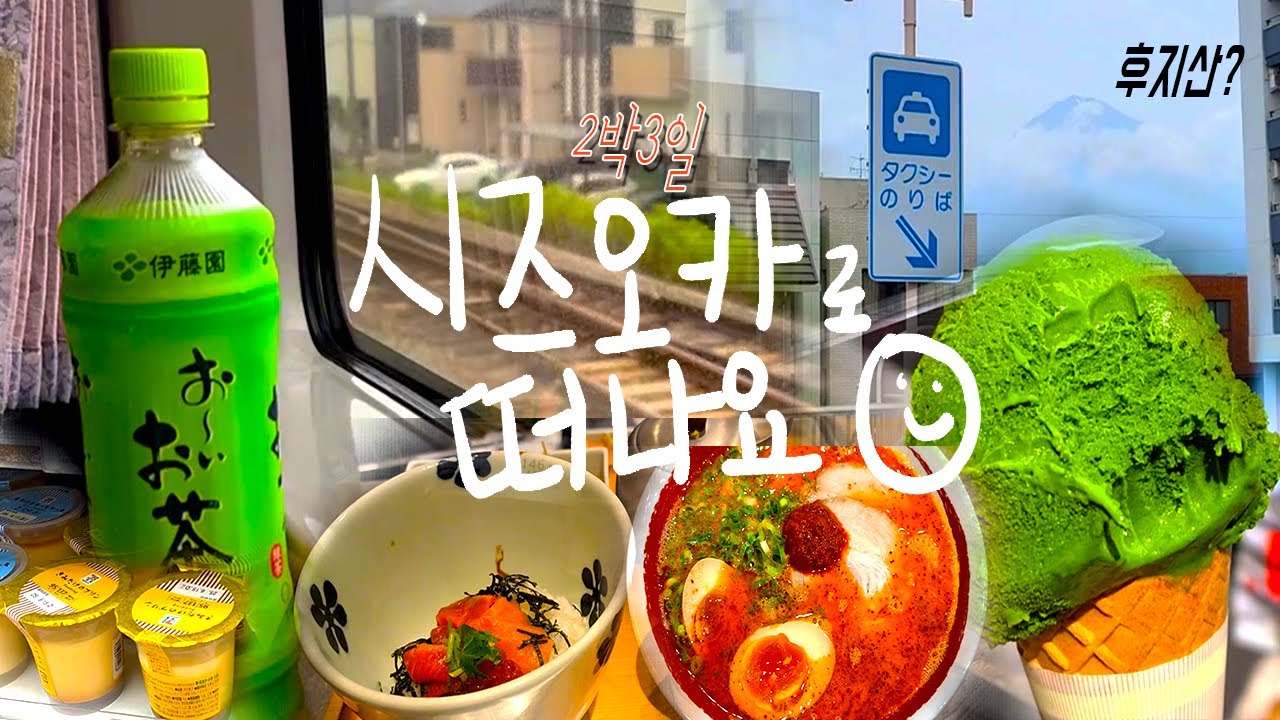 2박3일 시즈오카 식도락 여행 미쳤다..🍮이렇게 좋을줄이야! 한국인이 모르는 시즈오카의 찐매력 이렇게 즐기세요 ! | 라멘, 오차즈케, 푸딩, 녹차JMT | 🗻일본여행 브이로그