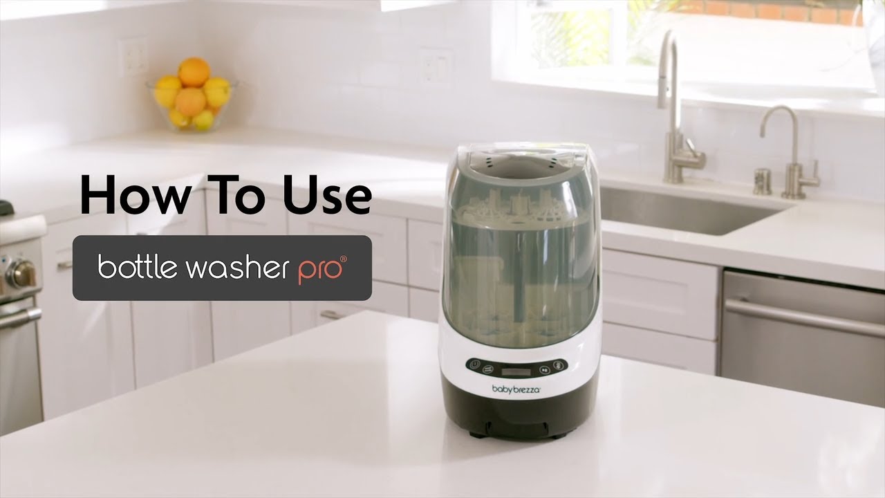 Baby Brezza: How To Use The Bottle Washer Pro