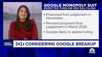 DOJ considers breakup of Google as remedy to guilty antitrust verdict