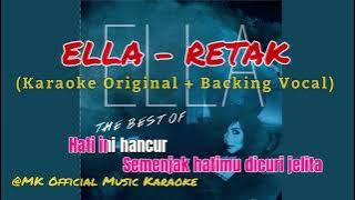 Ella - Retak (Karaoke Original)   Backing Vocal Audio HQ