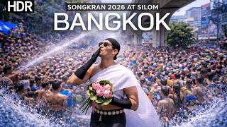 🇹🇭 4K HDR | Songkran 2026: Millions Flood Silom, Bangkok 💦