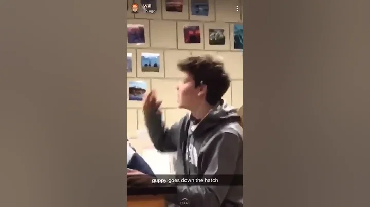Kid swallows live fish whole in science class