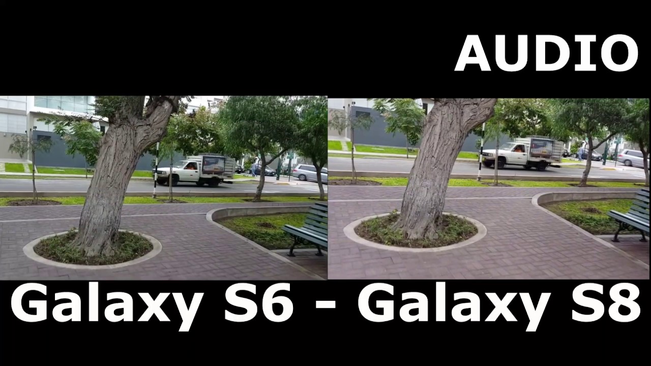 Comparativa cámaras Galaxy S8 vs Galaxy S6 YouTube
