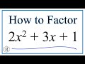 Factoring and Solving Quadratic Equations