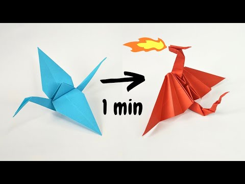 How to make a Paper Crane Origami?