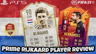 100% WORTH THE 14 ICON SWAPS!! 90 Prime Rijkaard Player Review!! Headliners Hernandez Player Review!