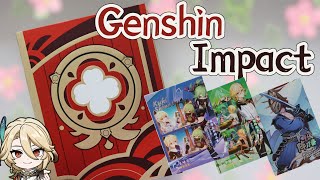 РАСПАКОВКА карт Genshin Impact / Бокс КЛИ