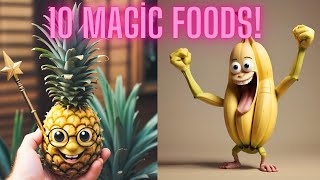 10 Magic Foods!                          //  fun funny information amazing interesting  healthy food