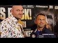 TYSON FURY &amp; SEFER SEFERI FACE OFF AHEAD OF RETURN OF THE MACK