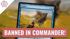 Flash Banned in Commander | EDH | Banning Announcement | Magic the Gathering | Commander
