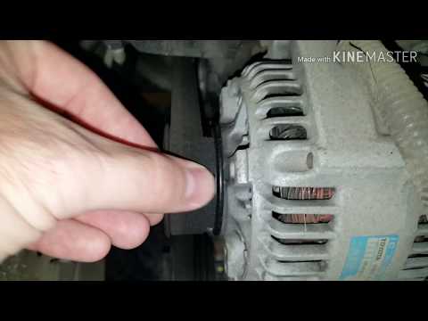 2001 Toyota Corolla drive/serpentine belt replacement