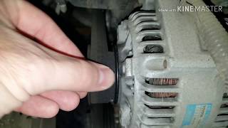 2001 Toyota Corolla drive/serpentine belt replacement