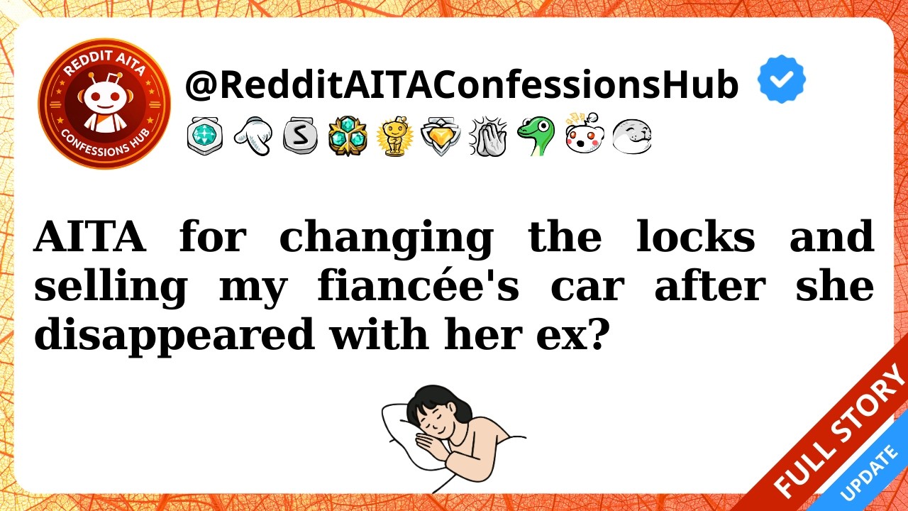AITA for changing the locks and selling my fiancée's car after she disappeared with her ex?