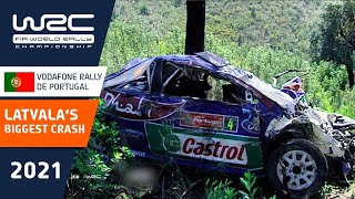 Latvala´s most important car 😲  BIG CRASH at Vodafone Rally de Portugal 2009