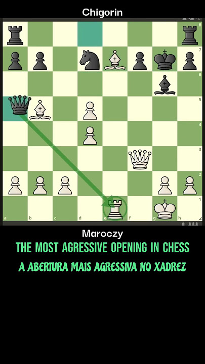 INCRÍVEL ARMADILHA NA ABERTURA DO CENTRO #Xadrez #Chess #ajedrez