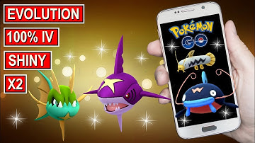 Pokemon Go 100% iv Shiny Barboach & Carvanha Evolution