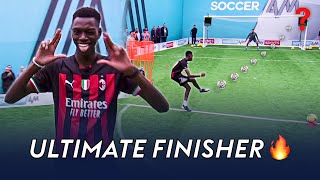 Lil Jr and Carly Telford take on the Ultimate Finisher challenge 🔥⚽