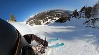 One run at MAMMOTH MOUNTAIN - AVALANCHE CHUTES (Avy 1)