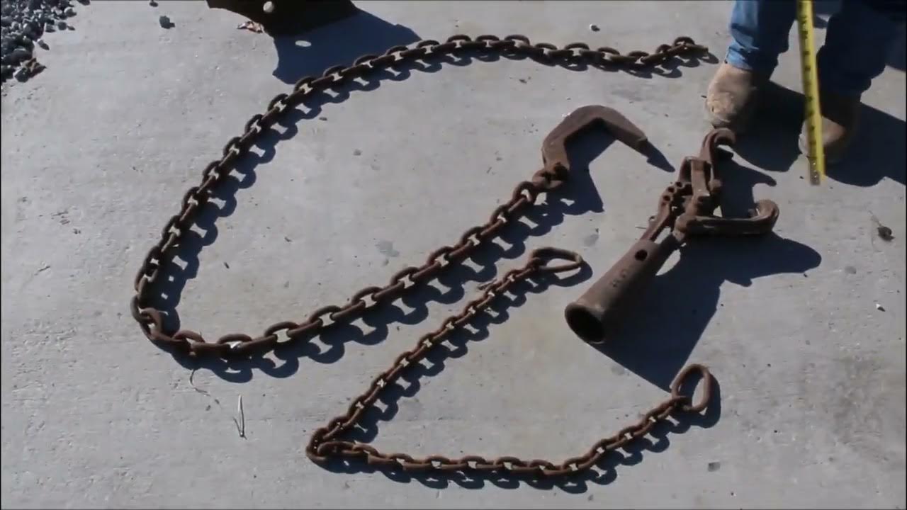 CUSTOM MADE FENCE STRETCHER WITH CHAIN, RATCHET, & ANVIL For Sale YouTube