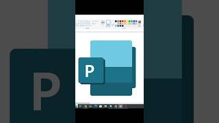 2019 Publisher in MS Paint -MS Publisher Logo Design -MS Paint Drawing #microsoft #publisher #msbyms