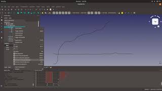 Generating a 3D spline-based alignment from 2D horizontal and vertical alignments in FreeCAD