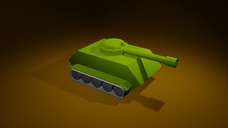 Create a Low Poly Tank in Blender: A Beginner's Guide  #blender #lowpoly