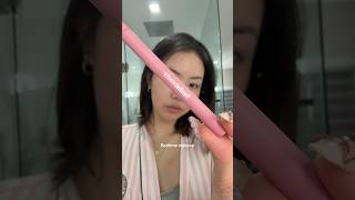 Bedtime makeup w Huda Beauty lip contour lip stain with their hydrating jelly lip oil shade on top