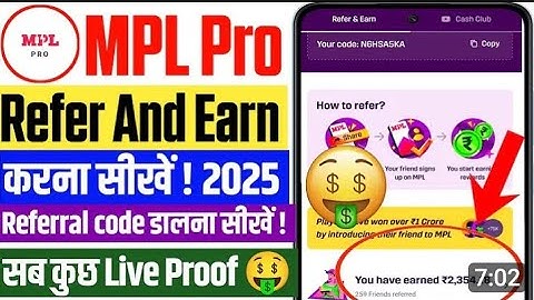 MPL App Referral Code 👇| MPL Sign Up Code | Apply Code to Get Extra 🤑Rewards #mpl #win #mpltricks