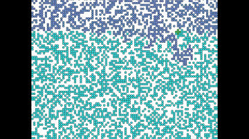 AdventOfCode 2017 - day 14 defragmenter visualization