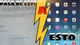 Saltar bloqueo de activación por icloud ipad